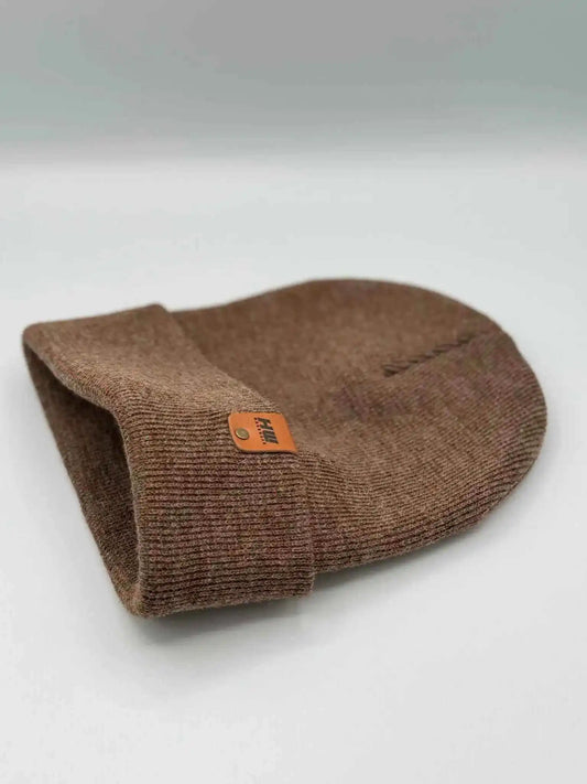 HAAKWEAR Classic Fusion Cuffed Beanie - Burgundy / Green, Made in USA - HAAKWEAR USA Beanie Classic Fusion Cuffed Beanie, Burgundy and Green Haakwear