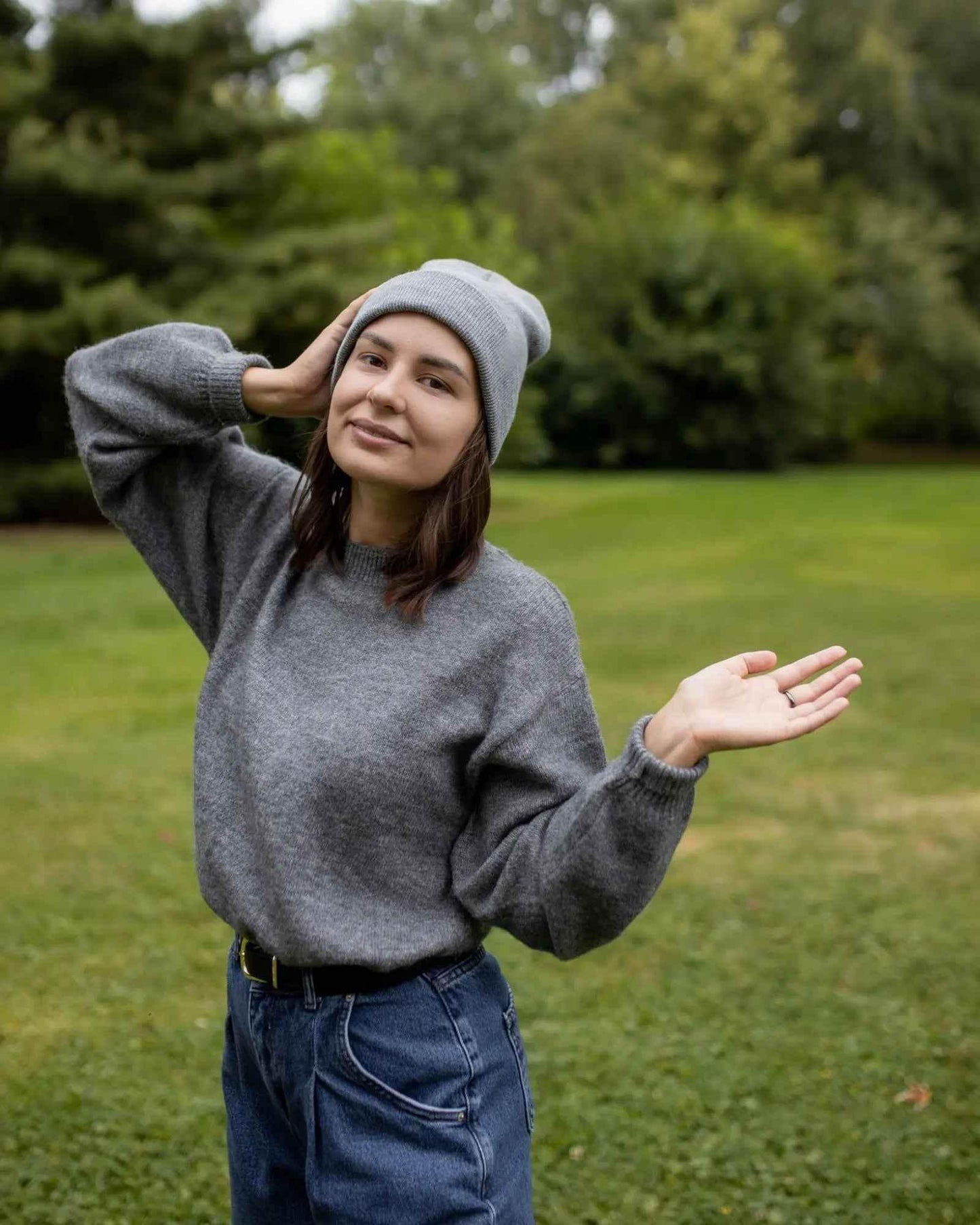 CS108 HAAKWEAR Traditional Silent Cuffed Beanie, Koala Gray - HAAKWEAR USA