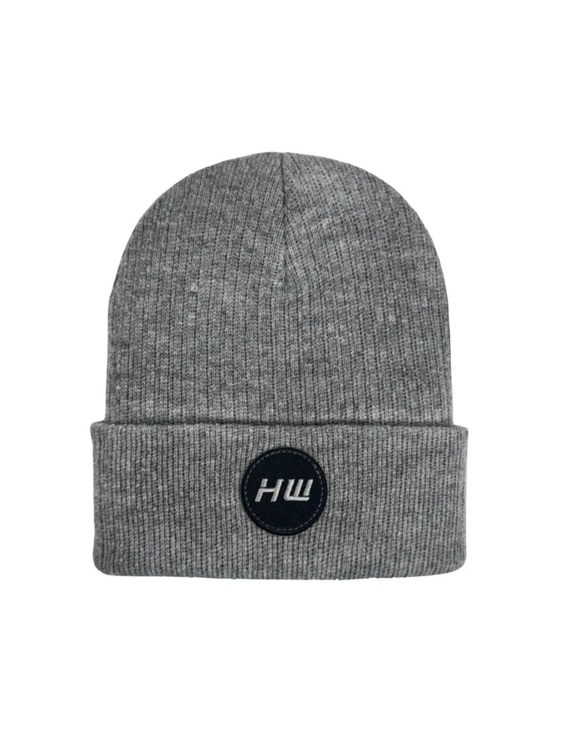 HAAKWEAR Cuffed Wide Ribbed Striped Beanie / Hat, Limited Edition - Made in USA Koala Gray - HAAKWEAR USA