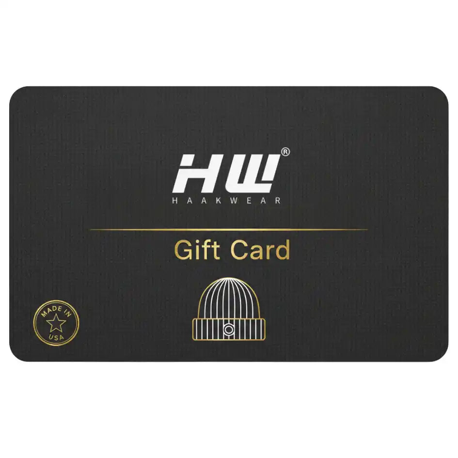 Made in USA beanie e-gift card
Haakwear E-Gift Card: Give the Gift of Authentic Gear Haakwear