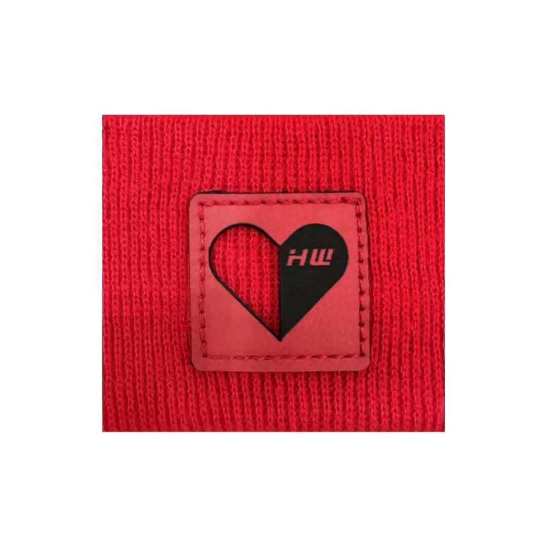 Love-Inspired H-Stitch Beanie – Scarlet Red | Limited Edition - HAAKWEAR USA
