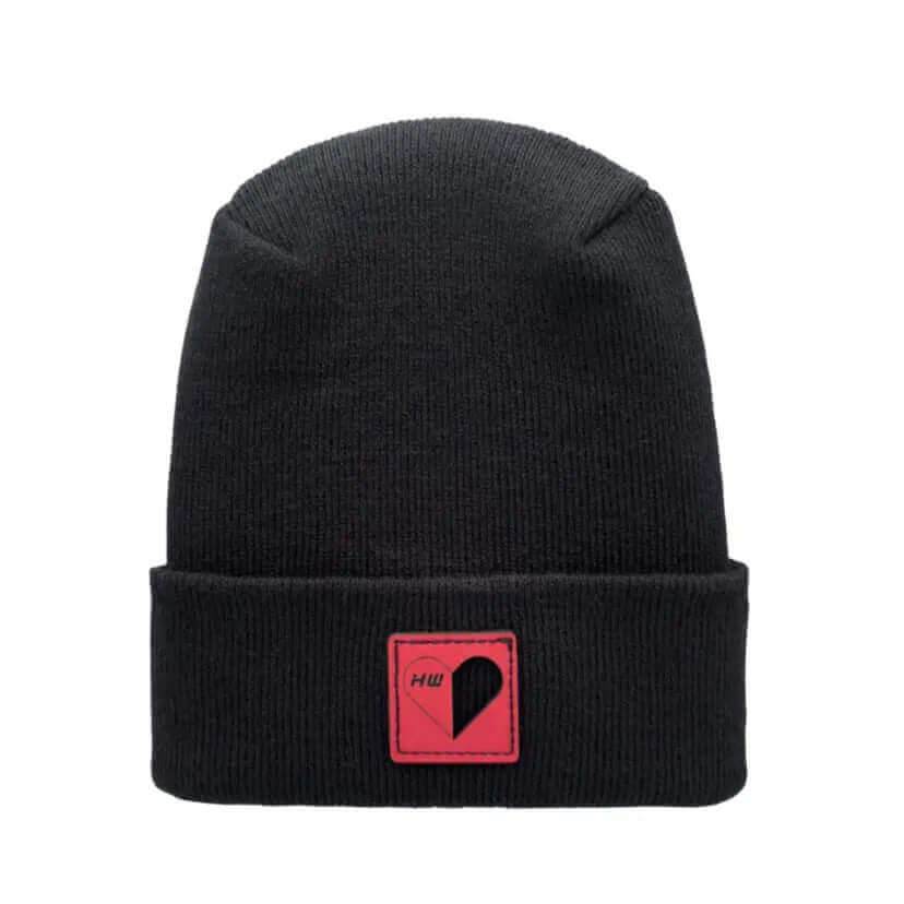 Love-Inspired H-Stitch Beanie – Black | Limited Edition - HAAKWEAR USA
