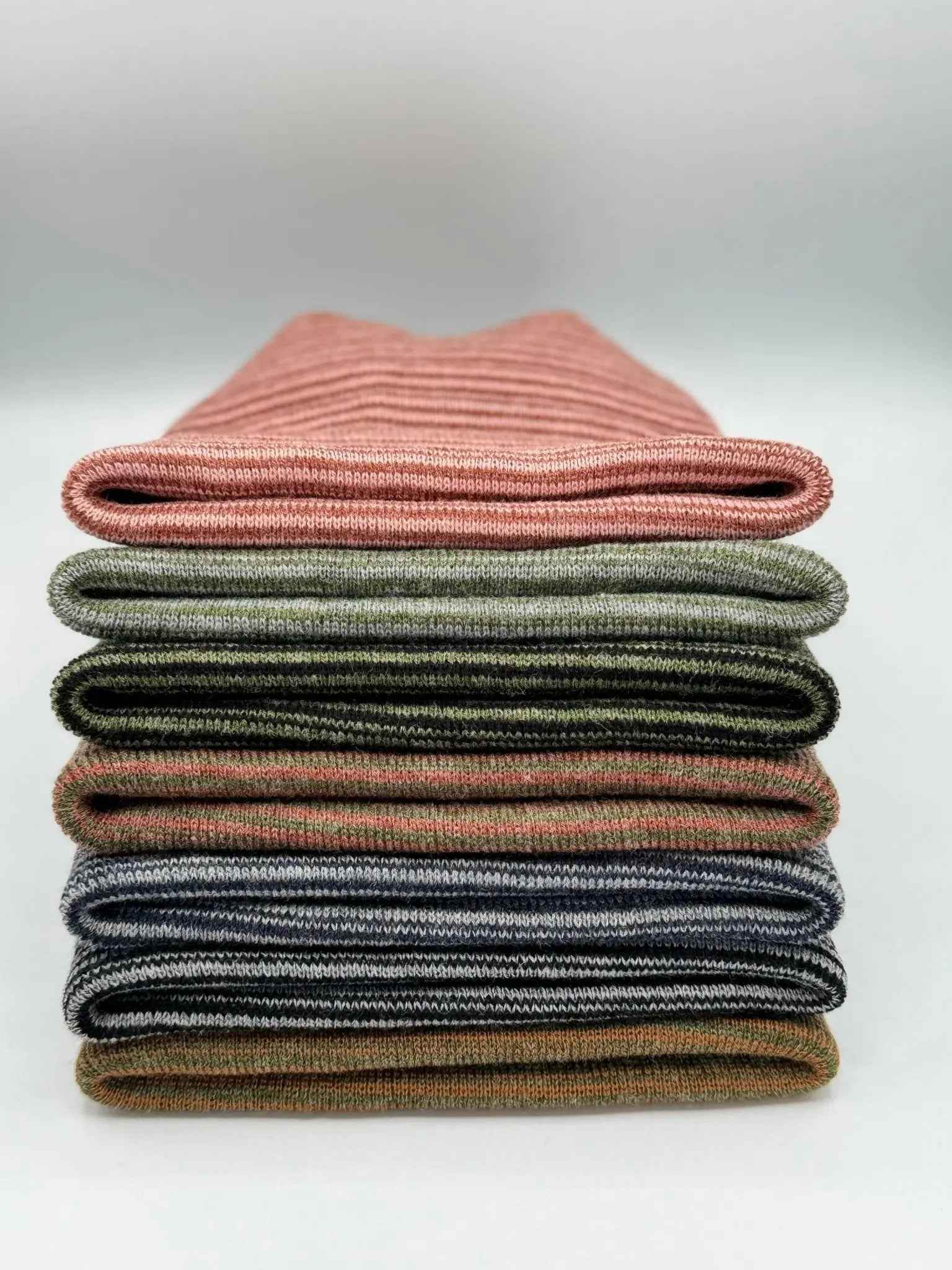 Trending Men’s & Women’s Beanie – H-Stitch Cuffed Beanie | Burgundy/Pink Contrast | Made in USA - HAAKWEAR USA