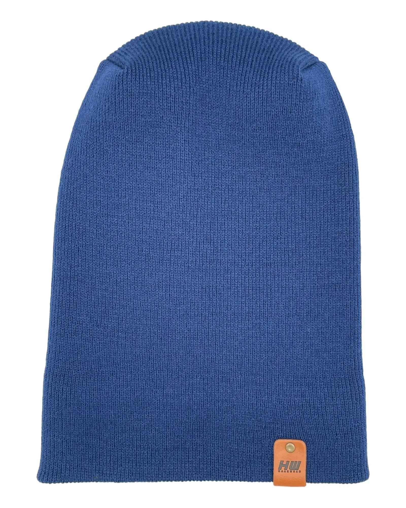 NEW HAAKWEAR H-Stitch Cuffed Beanie - Designed and Made in USA (Patented Design) - Sapphire Blue - HAAKWEAR USA
