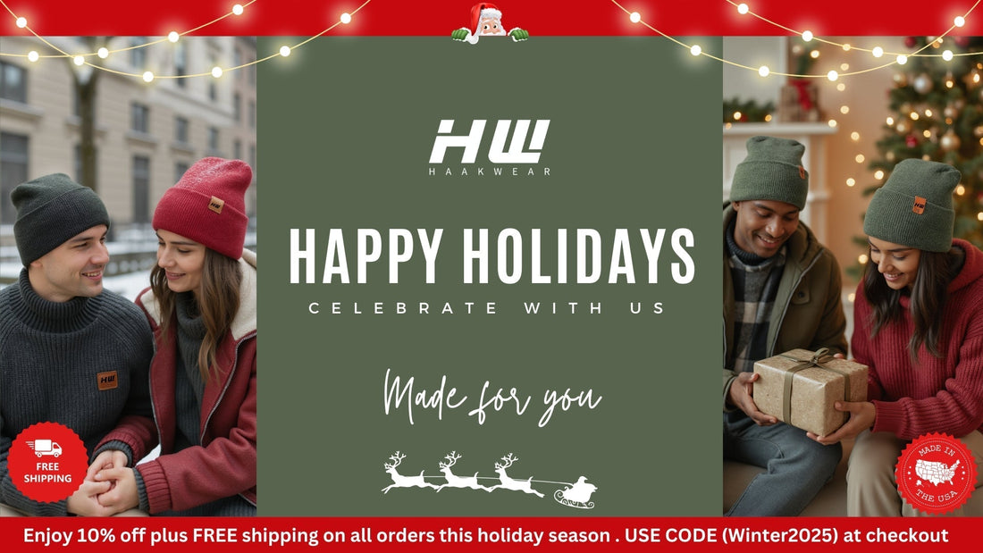 Free Shipping with No Gimmicks: Haakwear’s Made in USA Beanies Are the Easiest Holiday Gift This Year - HAAKWEAR USA - Made in USA Beanies
