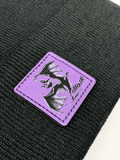 Halloween Beanie – Bat Patch, Haakwear Exclusive | Made in USA - HAAKWEAR USA