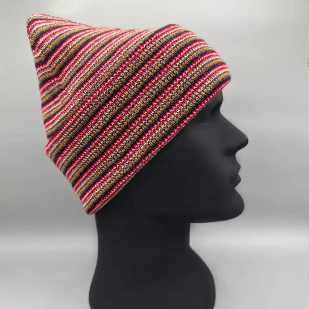 Haakwear Traditional Stitch Beanie, Multi Color Knit Winter Hat, Made in USA - HAAKWEAR USA - Made in USA Beanies Beanie Classic Cuffed Beanie, Multi Color Knit Winter Hats Haakwear