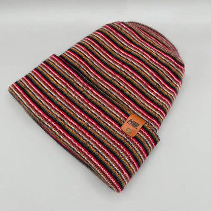 Haakwear H Stitch Beanie, Multi Color Knit Winter Hat, Made in USA - HAAKWEAR USA - Made in USA Beanies Beanie H Stitch Beanie, Multi Color Knit Winter Hats Haakwear
