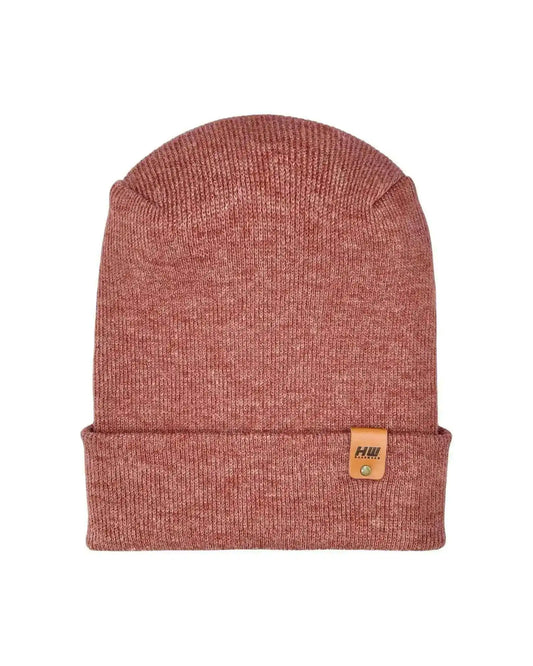 NEW HAAKWEAR H-Stitch Cuffed Beanie - Designed and Made in USA (Patened Design) - HAAKWEAR USA Beanie Patented H Stitch Cuffed Beanie, Rusty Burgundy Haakwear