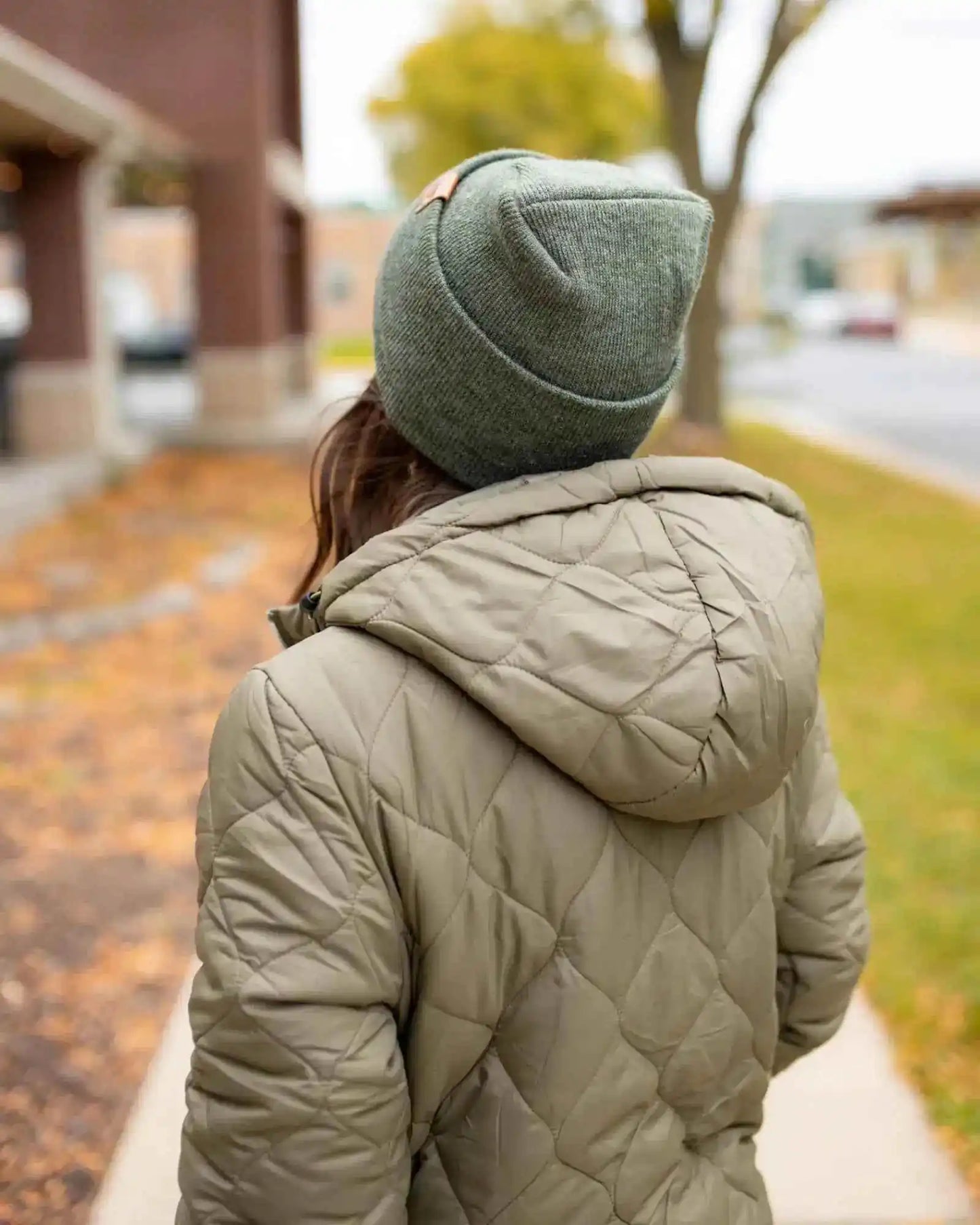 NEW HAAKWEAR H-Stitch Cuffed Beanie - Designed and Made in USA (Patented) - HAAKWEAR USA Beanie Patented H Stitch Cuffed Beanie, Forest Green Haakwear