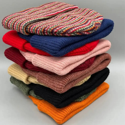 Haakwear Kids Knit Beanie, No Logo. Soft, Warm & Made in USA - HAAKWEAR USA - Made in USA Beanies Beanie Classic Cuffed Beanie, Kids Knit Beanie, No Logo Haakwear