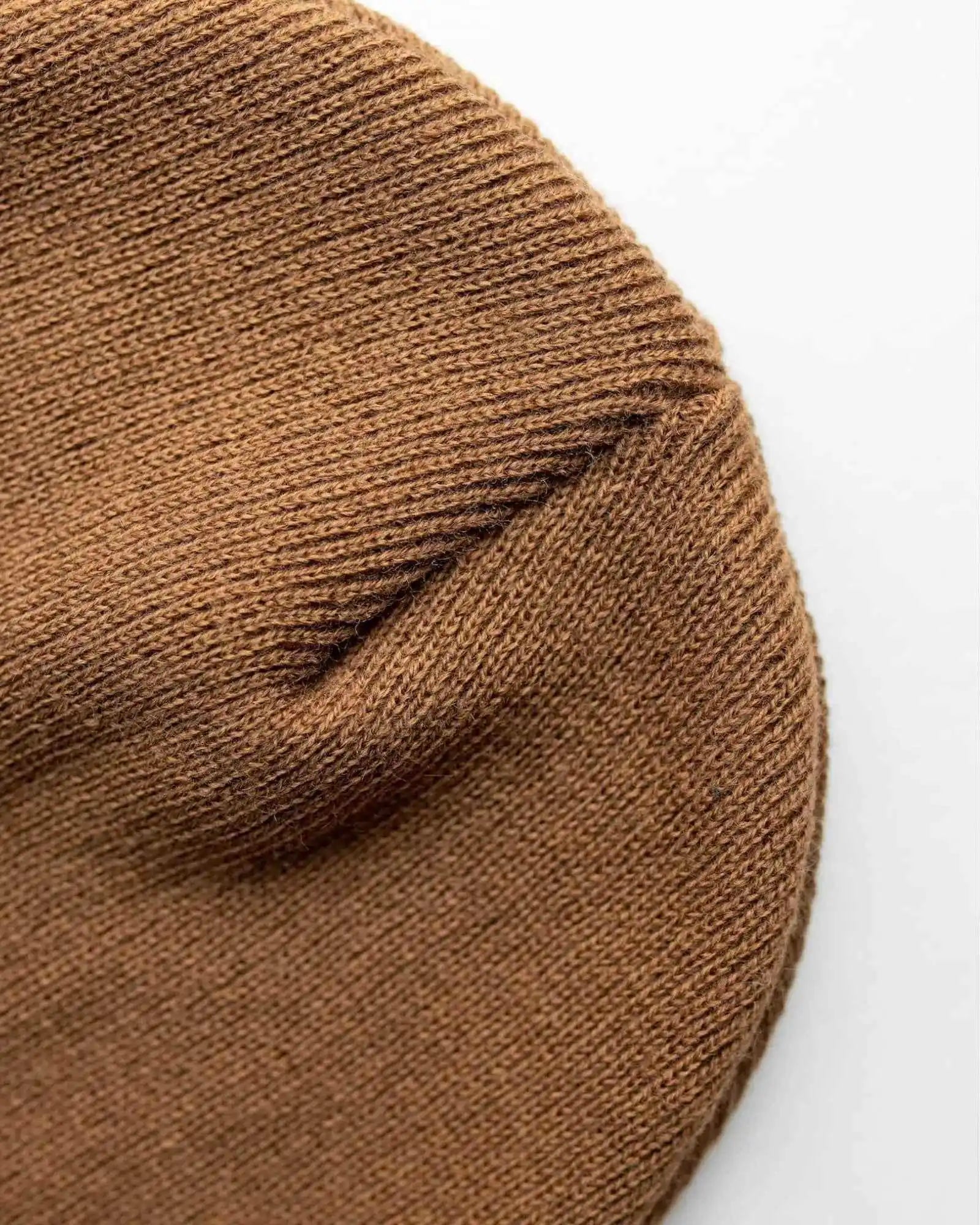 CS104 HAAKWEAR Traditional Silent Cuffed Beanie, Camel Brown - HAAKWEAR USA Beanie Classic Silent Cuffed Beanie, Camel Brown Haakwear