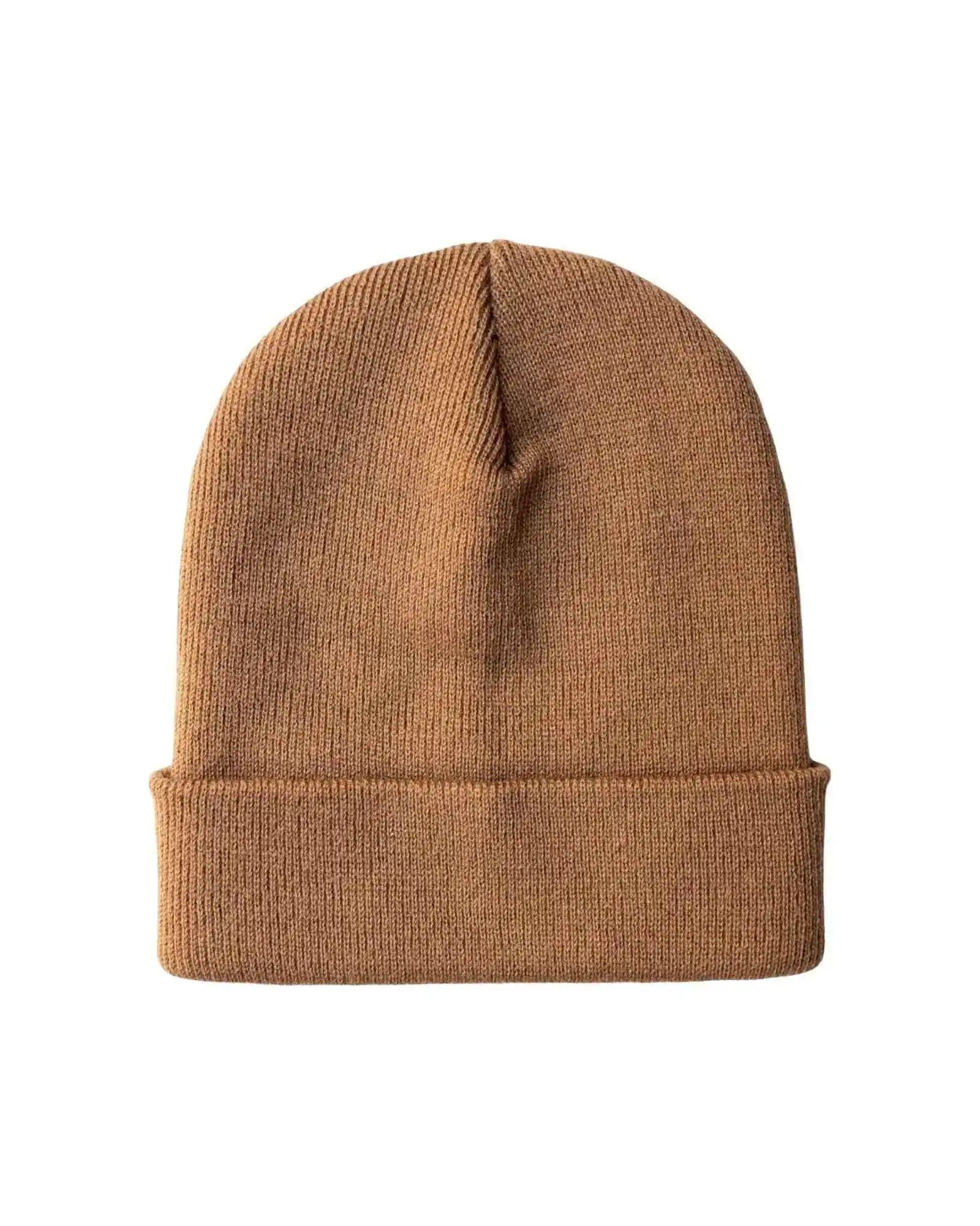 CS104 HAAKWEAR Traditional Silent Cuffed Beanie, Camel Brown - HAAKWEAR USA Beanie Classic Silent Cuffed Beanie, Camel Brown Haakwear