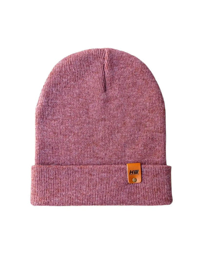HAAKWEAR Knit Beanie - Cuffed Classic Hat in Rusty Burgundy, Made in USA - HAAKWEAR USA Beanie Classic Cuffed Beanie, Rusty Burgundy Haakwear