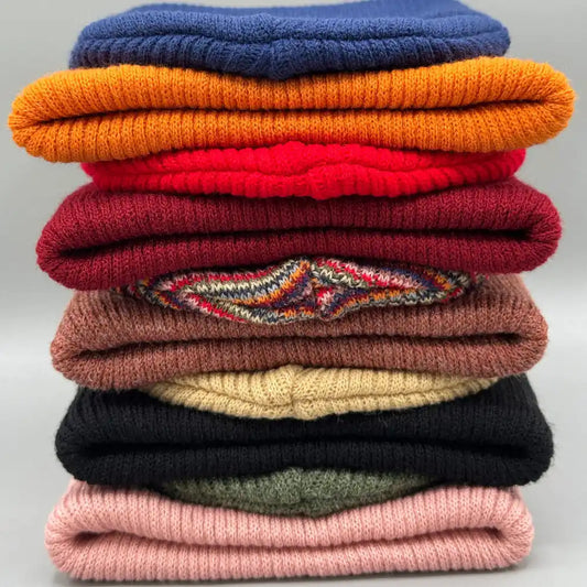 Haakwear Traditional Kids Knit Beanie. Soft, Warm & Made in USA - HAAKWEAR USA - Made in USA Beanies Beanie Classic Cuffed Beanie, Kids Knit Beanie Haakwear