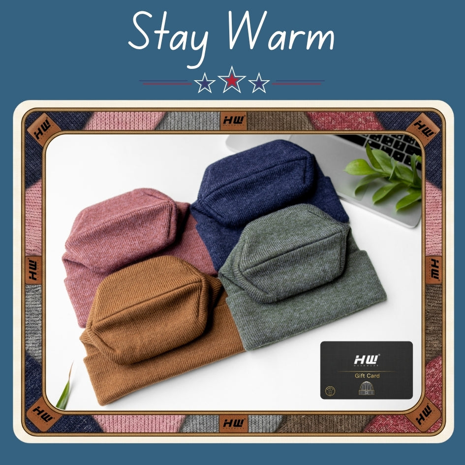 Haakwear gift card with a beanie collection 