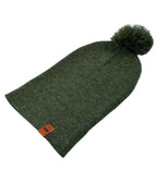 CPP1 HAAKWEAR PomPom Beanie - Made in USA - Forest Green.