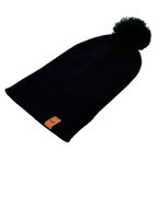 CPP1 HAAKWEAR PomPom Beanie - Made in USA - Midnight Black.