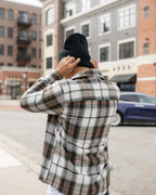 CS100 HAAKWEAR Traditional Silent Cuffed Beanie, Charcoal Black.