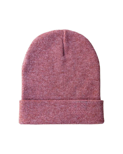 CS105 HAAKWEAR Traditional Silent Cuffed Beanie, Rusty Burgundy - HAAKWEAR USA