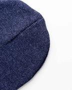CS106 HAAKWEAR Traditional Silent Cuffed Beanie, Denim Blue.