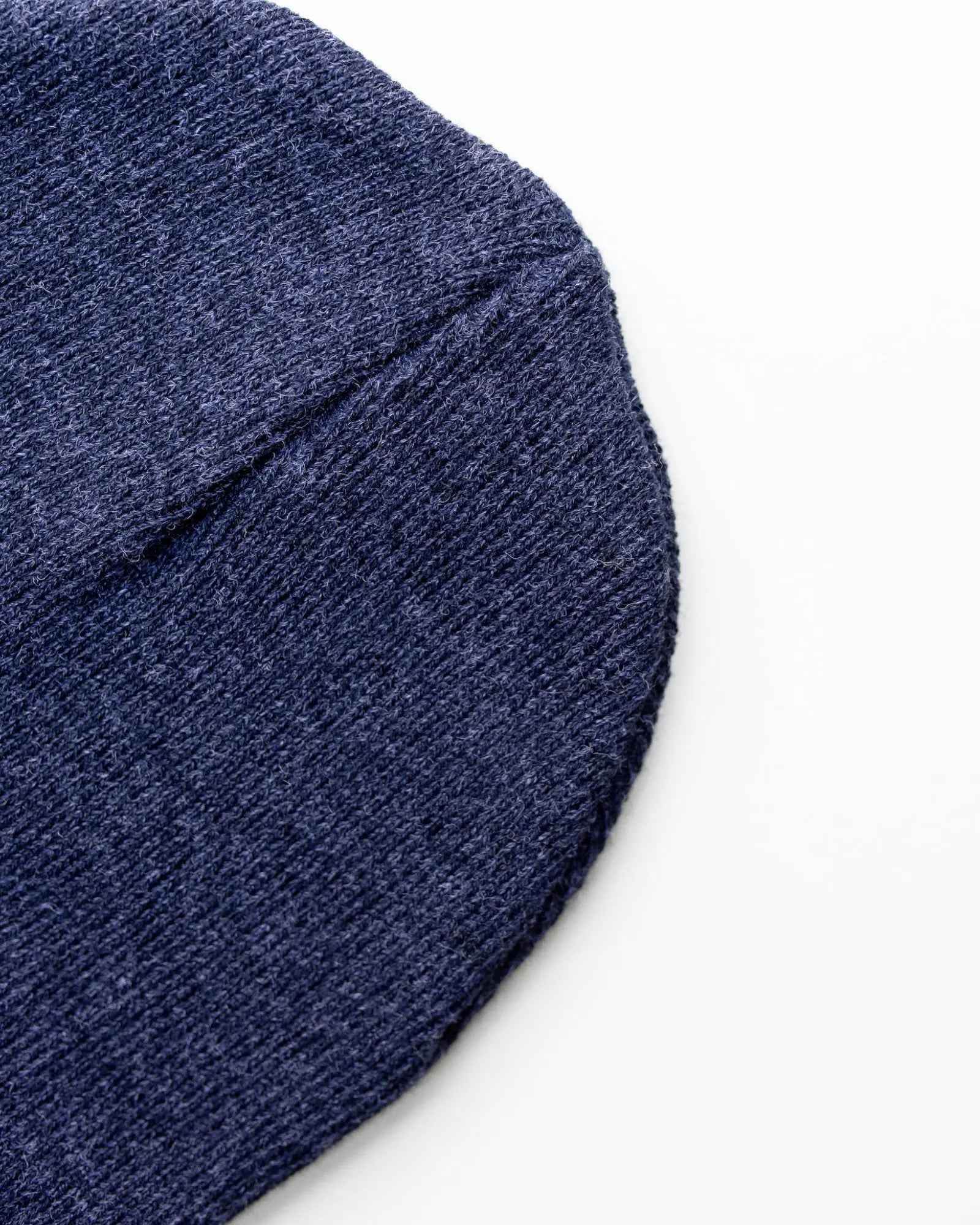 CS106 HAAKWEAR Traditional Silent Cuffed Beanie, Denim Blue.