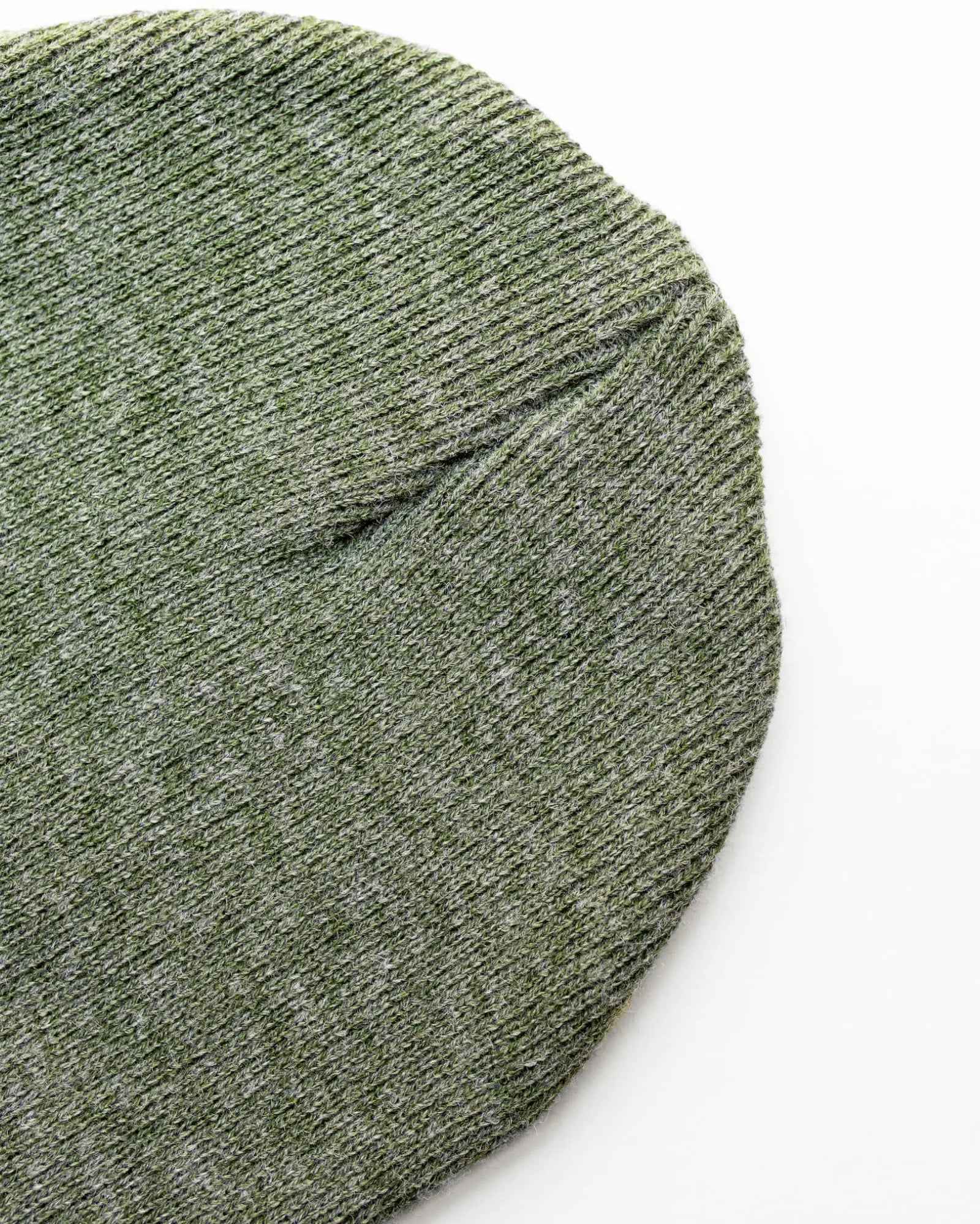 CS107 HAAKWEAR Traditional Silent Cuffed Beanie, Forest Green.