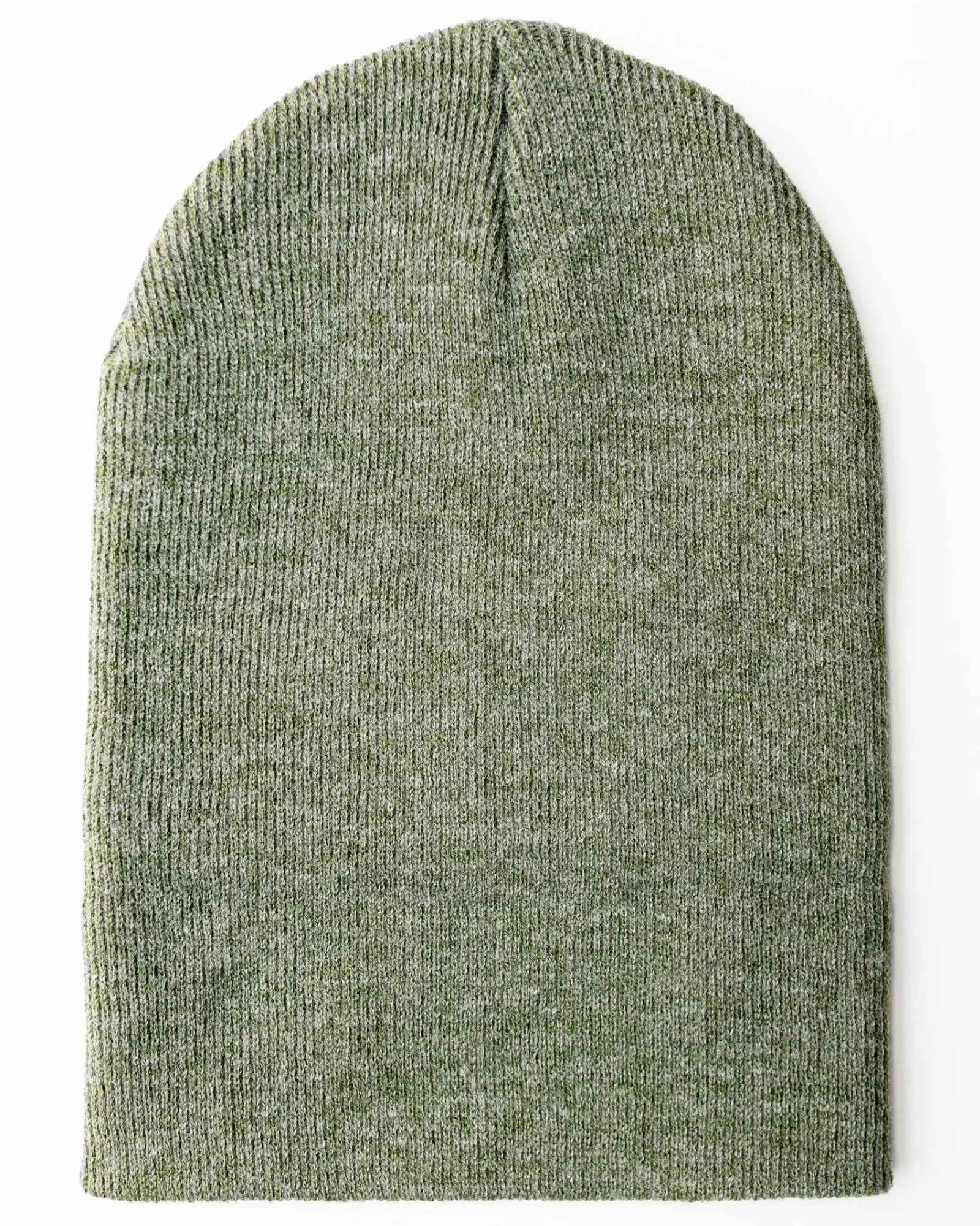 CS107 HAAKWEAR Traditional Silent Cuffed Beanie, Forest Green.