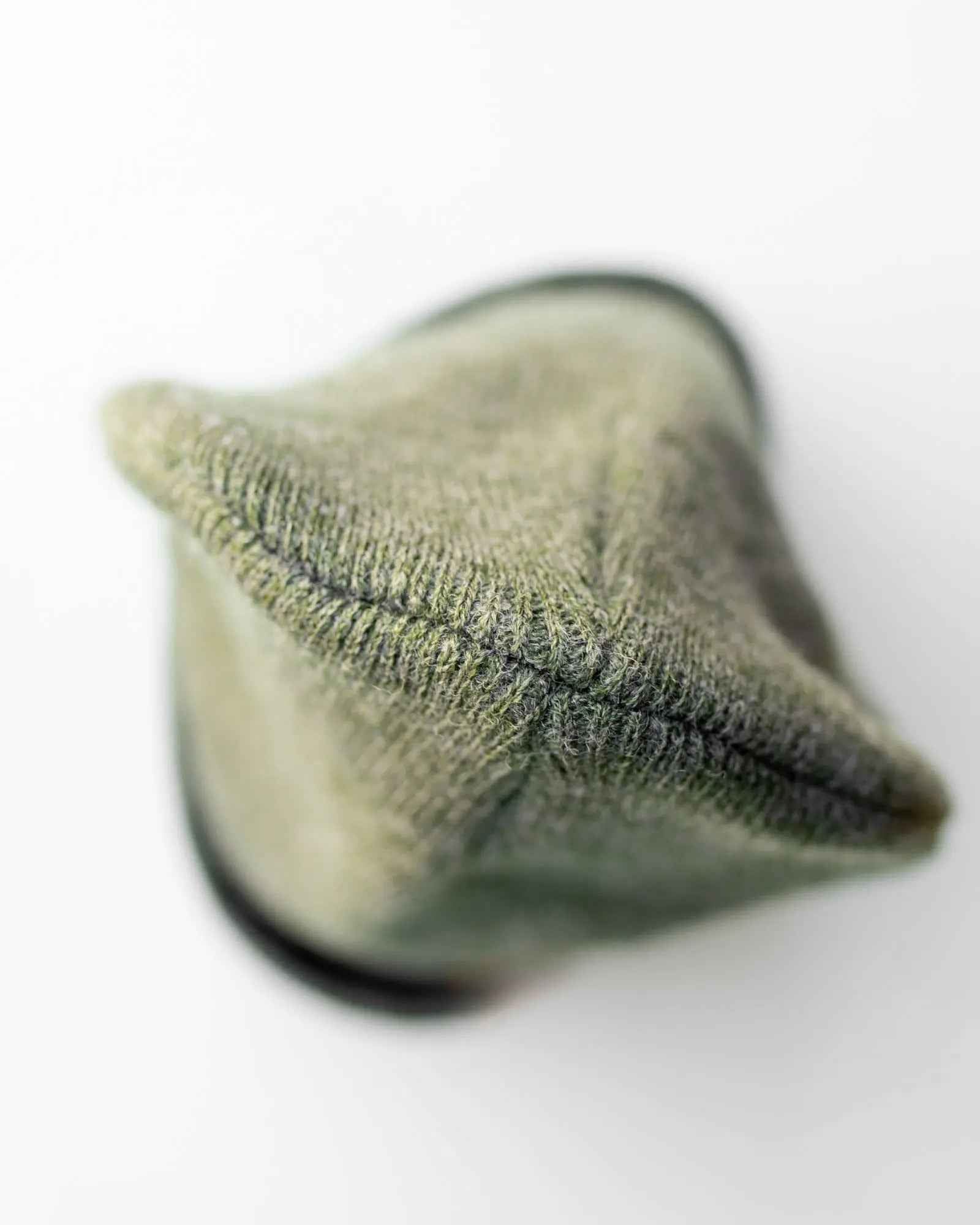 CS107 HAAKWEAR Traditional Silent Cuffed Beanie, Forest Green.