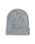 CS108 HAAKWEAR Traditional Silent Cuffed Beanie, Koala Gray.