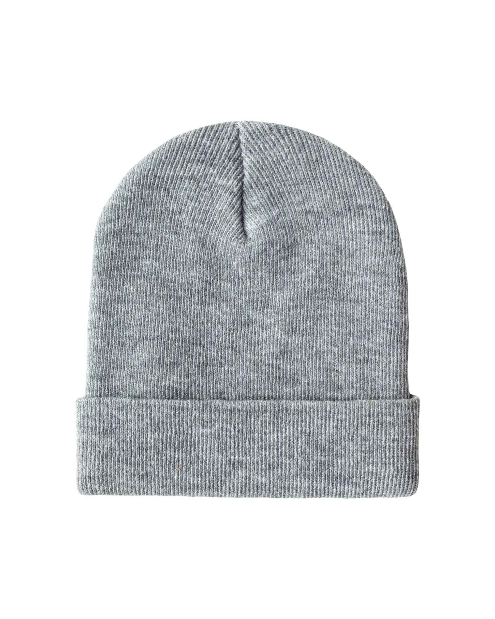 CS108 HAAKWEAR Traditional Silent Cuffed Beanie, Koala Gray.