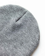 CS108 HAAKWEAR Traditional Silent Cuffed Beanie, Koala Gray.