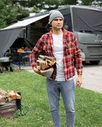 CS108 HAAKWEAR Traditional Silent Cuffed Beanie, Koala Gray.