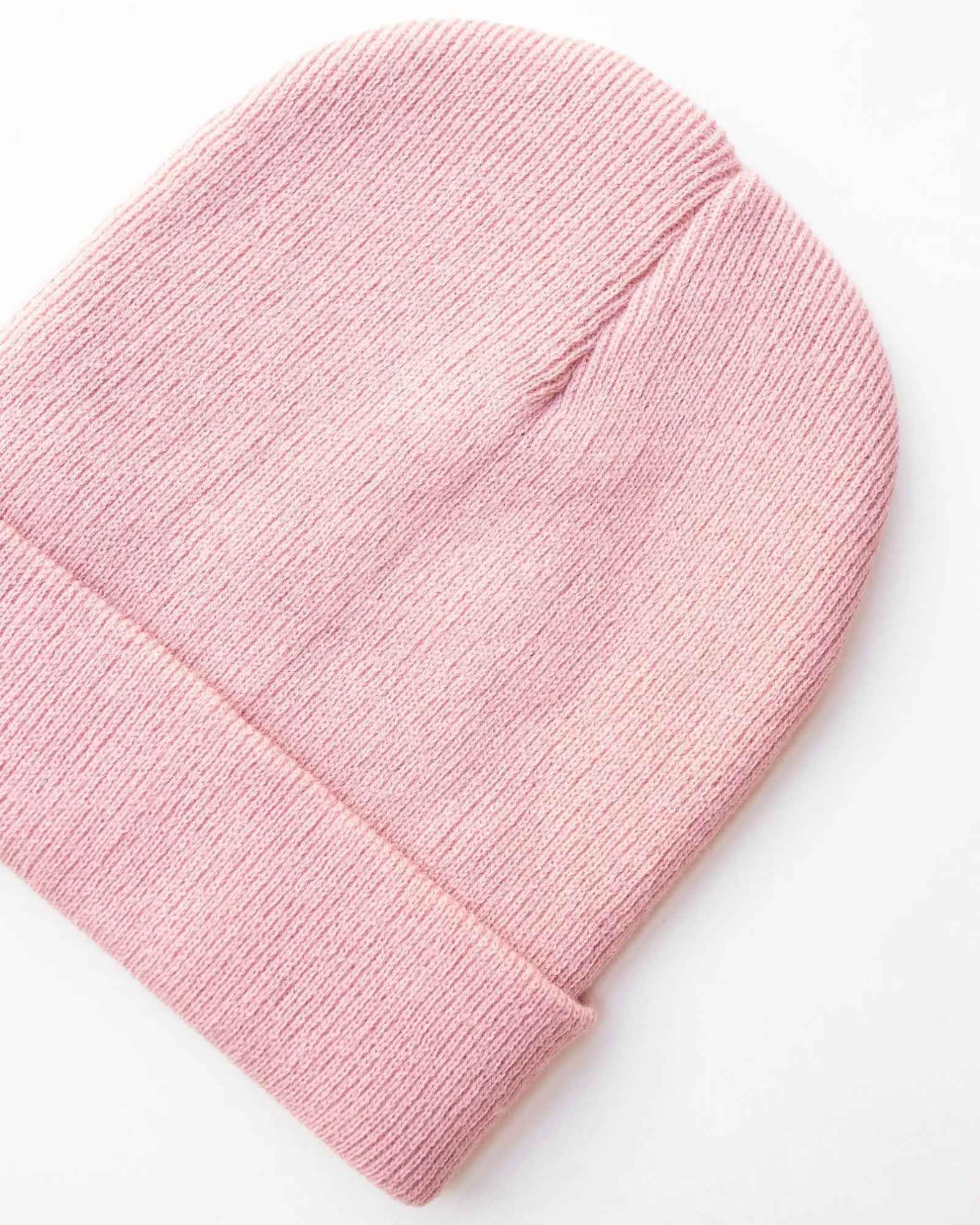 CS111 HAAKWEAR Traditional Silent Cuffed Beanie, Pearl Pink.