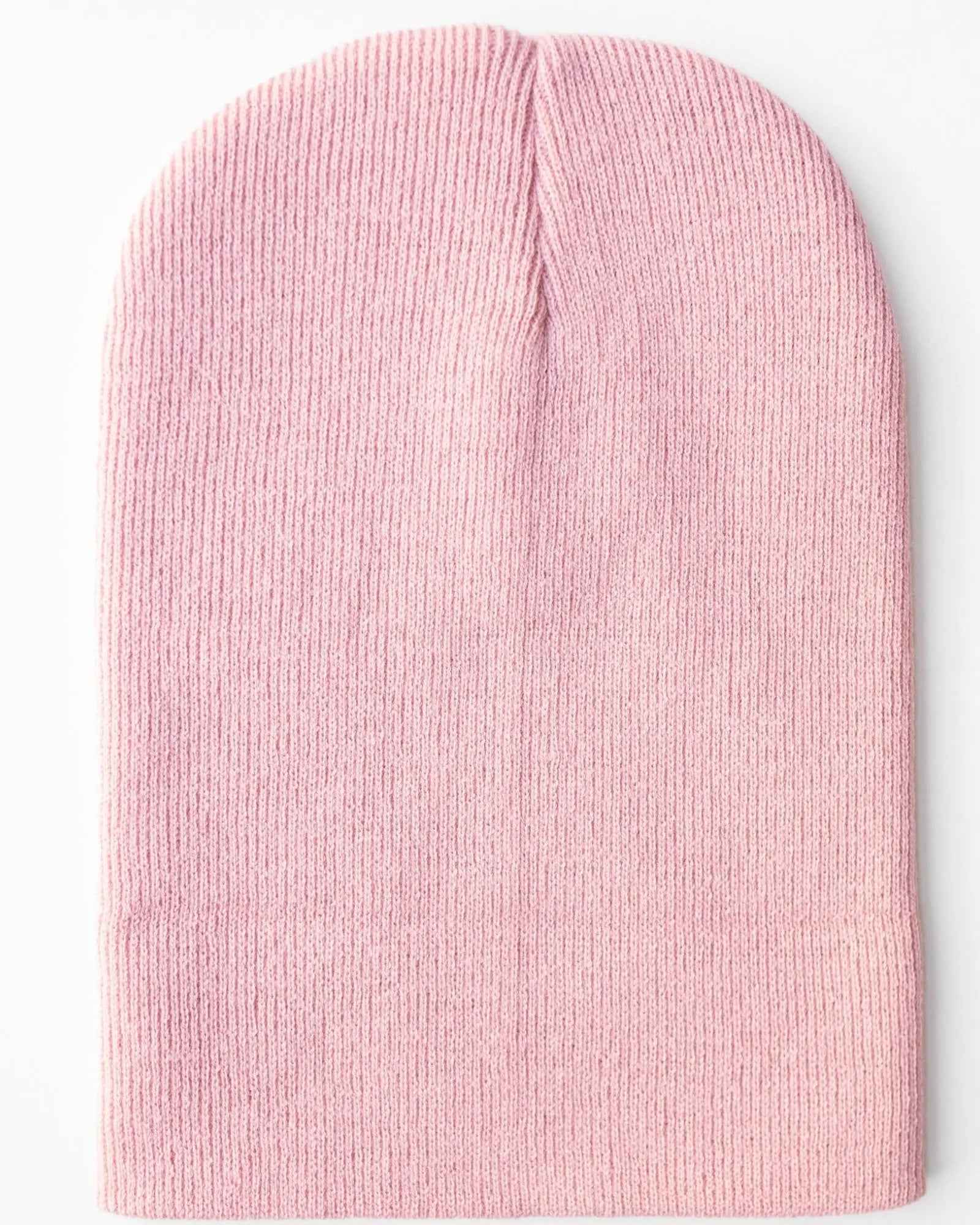 CS111 HAAKWEAR Traditional Silent Cuffed Beanie, Pearl Pink.
