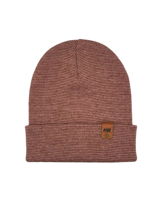 Classic Fusion Cuffed Beanie, Burgundy and Pink Beanie Haakwear