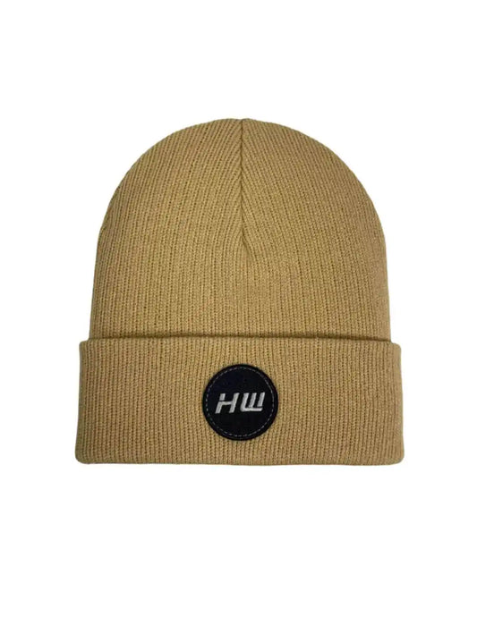 Cuffed Wide Ribbed, Classic Beanie, Dune Beige Beanie Haakwear