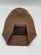 Designed & Made in USA | Veteran Beanie with USA Flag - Patriotic  H-Stitch™ Cuffed Knit Hat for Men & Women | Limited Edition.