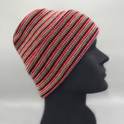 Haakwear H Stitch Beanie, Multi Color Knit Winter Hat, Made in USA - HAAKWEAR USA - Made in USA Beanies