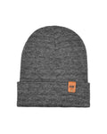 HAAKWEAR Classic Fusion Cuffed Beanie - Black / Gray, Made in USA - HAAKWEAR USA