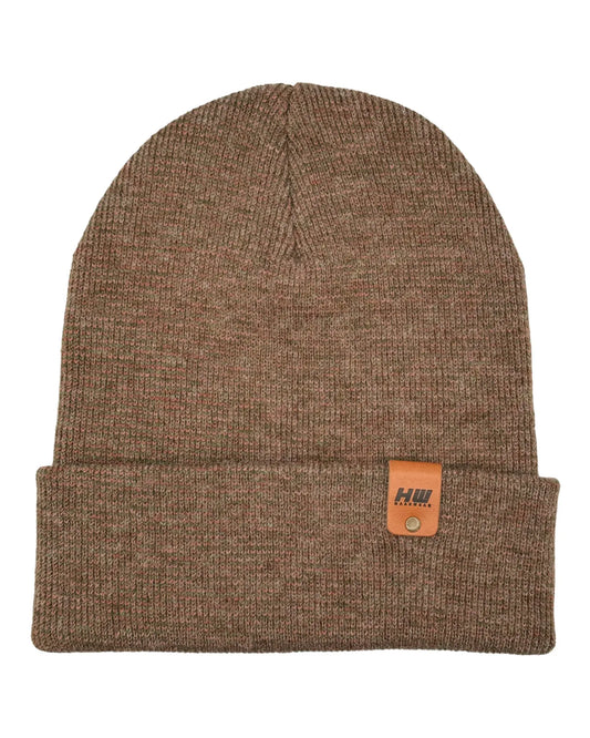 HAAKWEAR Classic Fusion Cuffed Beanie - Burgundy / Green, Made in USA HAAKWEAR