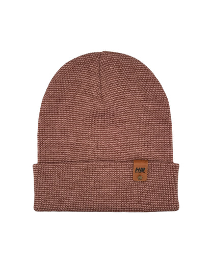 HAAKWEAR Classic Fusion Cuffed Beanie - Burgundy / Pink, Made in USA HAAKWEAR