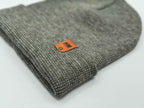 HAAKWEAR Classic Fusion Cuffed Beanie - Gray / Green, Made in USA.