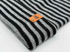 HAAKWEAR Classic RORO Cuffed Beanie / Hat - Black / Gray, Made in USA.
