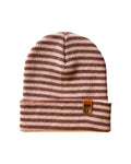 HAAKWEAR Classic RORO Cuffed Beanie / Hat - Burgundy / Pink, Made in USA - HAAKWEAR USA