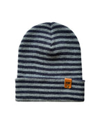 HAAKWEAR Classic RORO Cuffed Beanie / Hat - Gray / Denim, Made in USA.