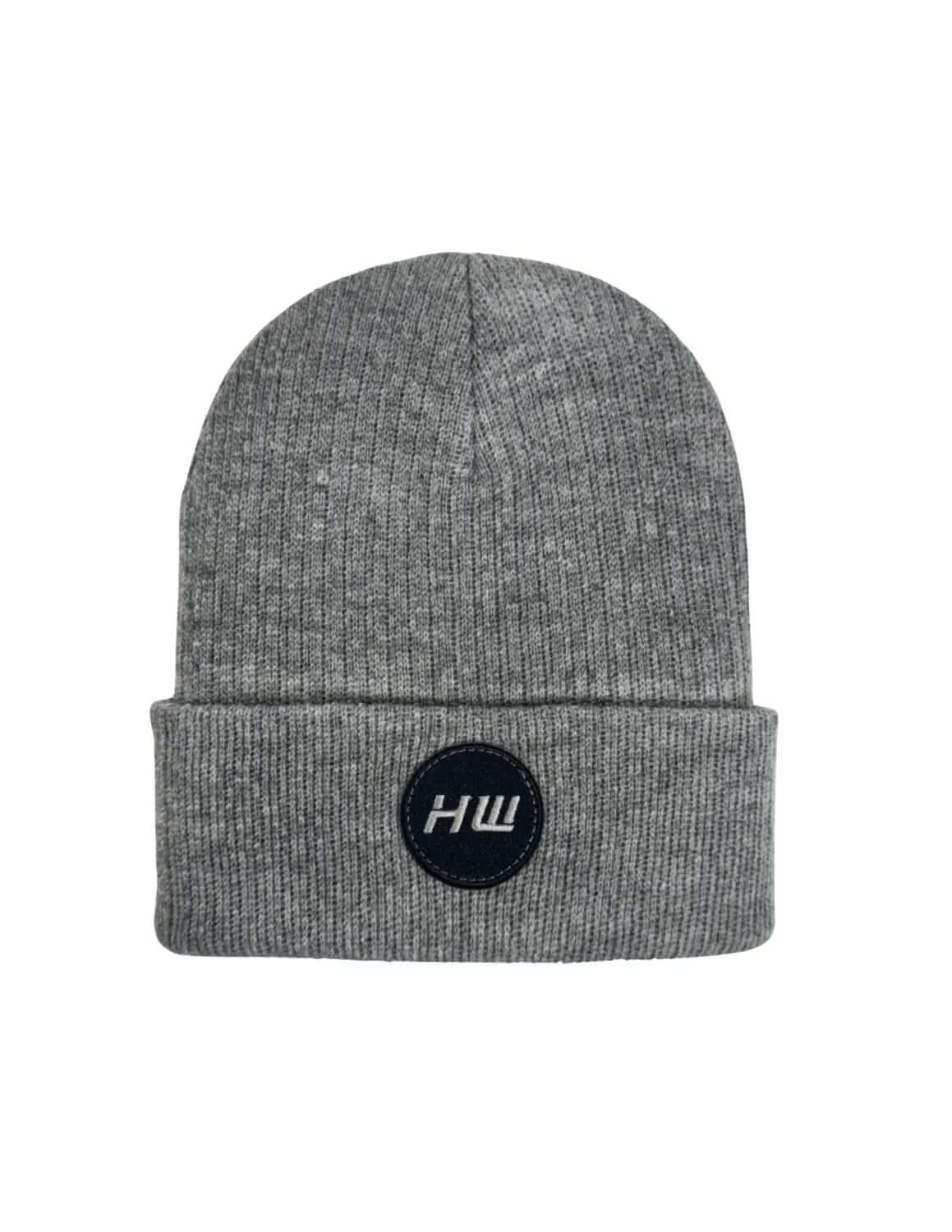 HAAKWEAR Cuffed Wide Ribbed Striped Beanie / Hat, Limited Edition - Made in USA Koala Gray HAAKWEAR