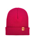 HAAKWEAR Knit Cuffed Classic Beanie / Hat - Burnt Maroon, Made in USA - HAAKWEAR USA