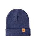 HAAKWEAR Denim Blue Knit Beanie - Cuffed Classic Hat, Made in USA - HAAKWEAR USA