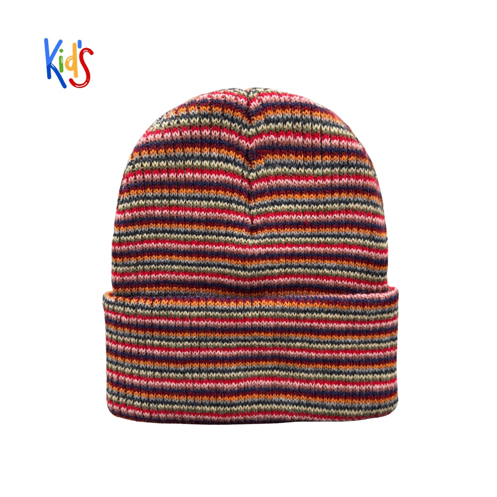 Kids Knit Beanies, no logo – Soft, Warm & Made in USA Winter Hat